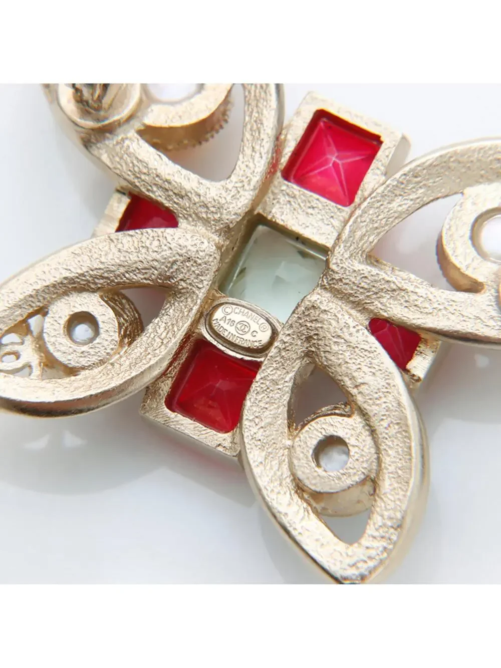 Chanel Butterfly Brooch Metal Gold And #246949C78B